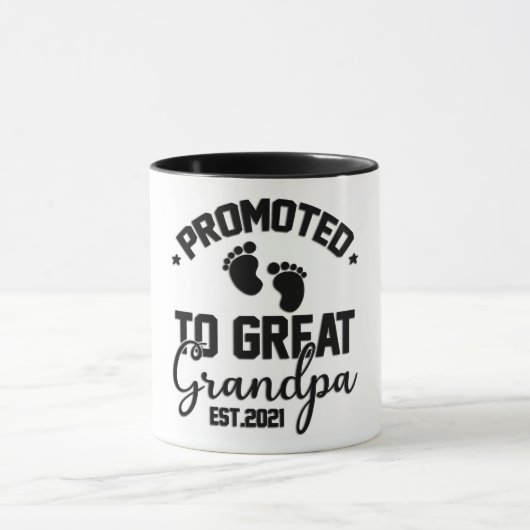 Mug Promu Au Grand Grand-Père Créé En 2021 (Centre)