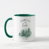 Mug Promu au rang de Lolo Année estimée. (Gauche)