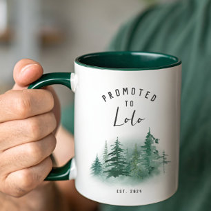 Mug Promu au rang de Lolo Année estimée.