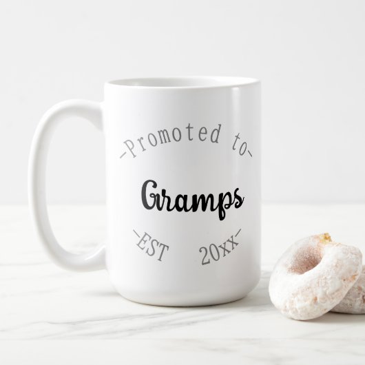 Mug Promu au rang de Papi (Avec donut)