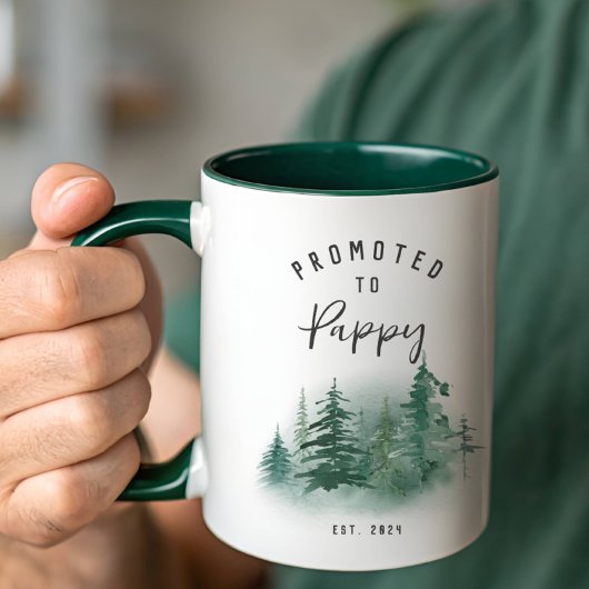 Mug Promu au rang de Papi Année d'Est.