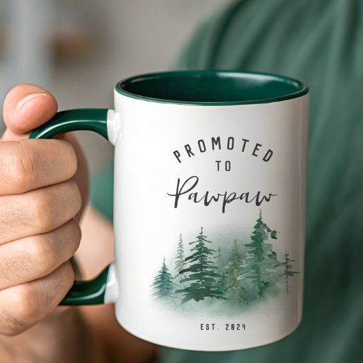 Mug Promu au rang de Papy Année Est.