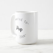 Mug Promu au rang de Pop (Devant gauche)