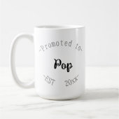 Mug Promu au rang de Pop (Gauche)