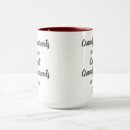Mug Promu Aux Grands-Parents | Faire-part de grossesse (Centre)