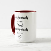 Mug Promu Aux Grands-Parents | Faire-part de grossesse (Devant gauche)