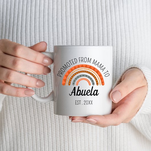 Mug Promu De Mama À Abuela Est 2024 Grand-mère