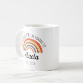 Mug Promu De Mama À Abuela Est 2024 Grand-mère (Devant gauche)