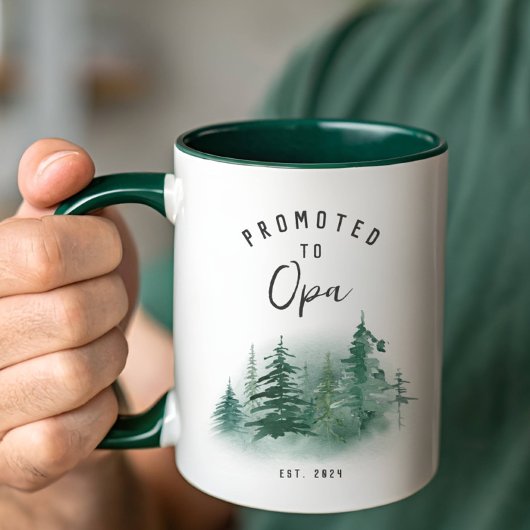 Mug Promu en année d'Opa estimée.