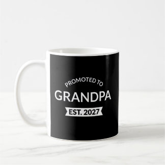 Mug Promu Grand-Père Estimé 2027 Nouveau Papa II