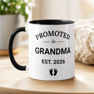Mug Promue Grand-mère Ét 2026 Nouvelle Grand-mère