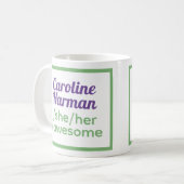 Mug Prononononosés - Identifier comme elle, elle, stup (Devant gauche)