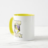 Mug Prononononouns personnalisables Dés non binaires D (Devant gauche)