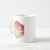 Mug Prophète Mahomet (PBUH) Calligraphie arabe Art (Devant gauche)