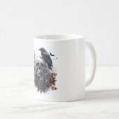 Mug Prophétie du Crâne et du Corbeau (Devant droit)