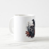 Mug Prophétie du Crâne et du Corbeau (Devant gauche)