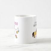 Mug Proposition amusante d'un mariage Unicorn (Centre)