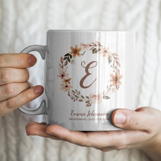 Mug Proposition de la fête de la mariée d'une domestiq