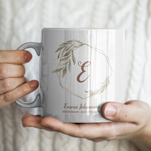 Mug Proposition de la fête de la mariée d'une domestiq