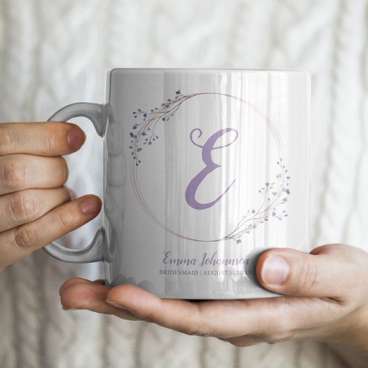 Mug Proposition de la fête de la mariée d'une domestiq