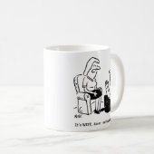 Mug Proposition De Mariage Awkward. Drôle (Devant droit)