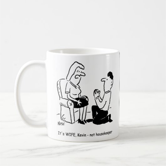 Mug Proposition de mariage délicate (Gauche)