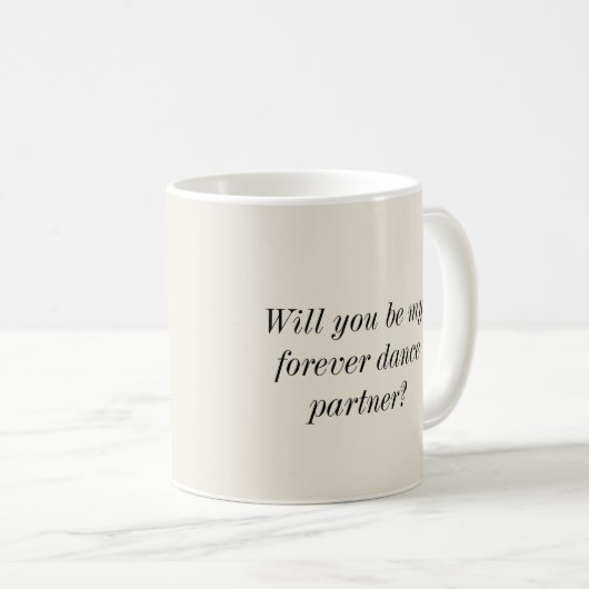 Mug Proposition de Swing Dance (Devant droit)