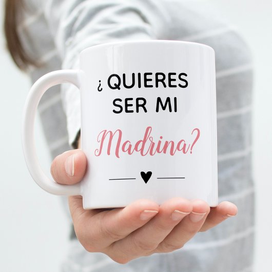 Mug Proposition des Quieres roses Ser Mi Madrina