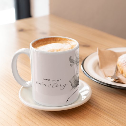 Mug Propre À Vous | Pétales de fleurs | Motivation