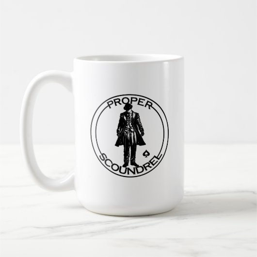 Mug Propre vaurien noir et blanc (Gauche)