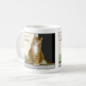 Mug Propriétaire chat tigré orange drôle de chat (Devant gauche)
