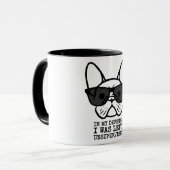 Mug Propriétaire Cool French Bulldog (Devant gauche)