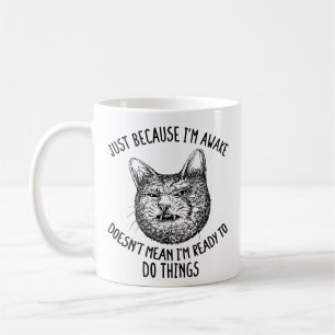 Mug Propriétaire de chats juste parce que je suis Awak