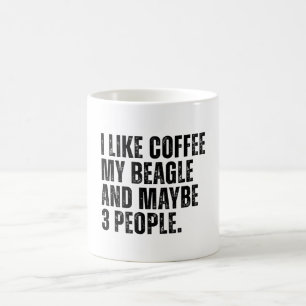 Mug Propriétaire de chien beagle Louveur de café amusa