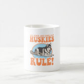 Mug Propriétaire de Husky chiens Huskies (Centre)