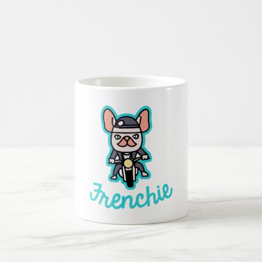 Mug Propriétaire de la moto Frenchie Biker Chien Frenc (Centre)