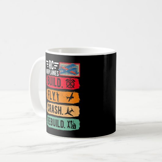 Mug Propriétaire de l'aéronef RC Funny Model Plane Pil (Devant gauche)