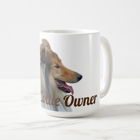 Mug Propriétaire de Rough Collie (Devant droit)