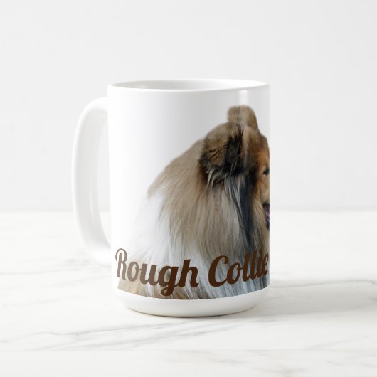 Mug Propriétaire de Rough Collie (Devant gauche)