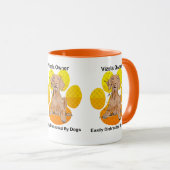 Mug Propriétaire de Vizsla facilement distrait par les (Devant droit)