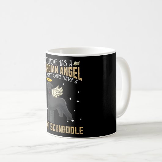 Mug Propriétaire du chien Schnoodle géant (Devant droit)