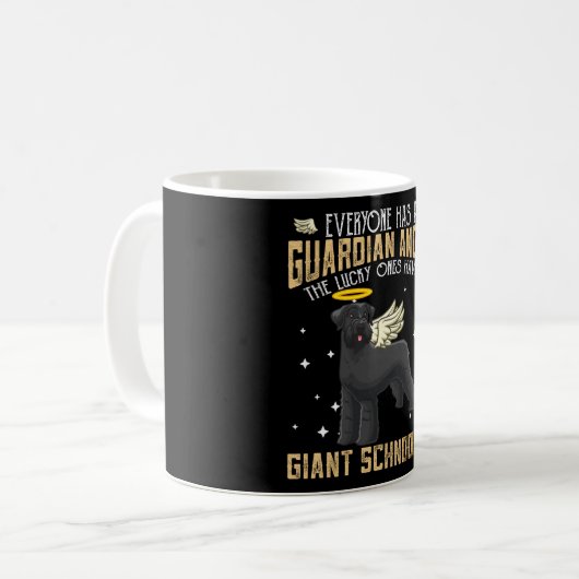 Mug Propriétaire du chien Schnoodle géant (Devant gauche)