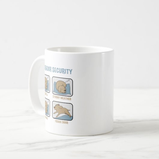 Mug Propriétaire du laboratoire de sécurité du Labrado (Devant gauche)