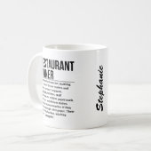 Mug Propriétaire du restaurant (Devant gauche)