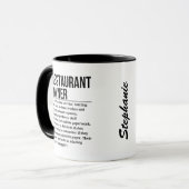 Mug Propriétaire du restaurant (Devant gauche)