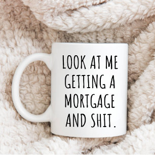 Mug Propriétaire d'une nouvelle maison drôle REGARDEZ-