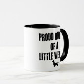 Mug Propriétaire fier d'un petit Weiner (Devant droit)