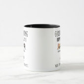 Mug Propriétaire Personnalisé De Chat, Bon Matin Chat  (Centre)