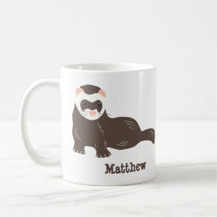 Mug Propriétaires de furets personnalisés à deux fa