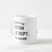 Mug Propriété de département de police de Boston (Devant gauche)